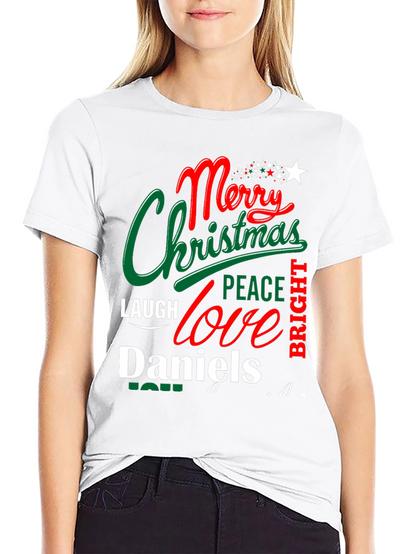 Merry Christmas Personalized T-Shirt