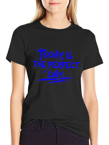 Today is the Perfect Day Graphic Tee - Black