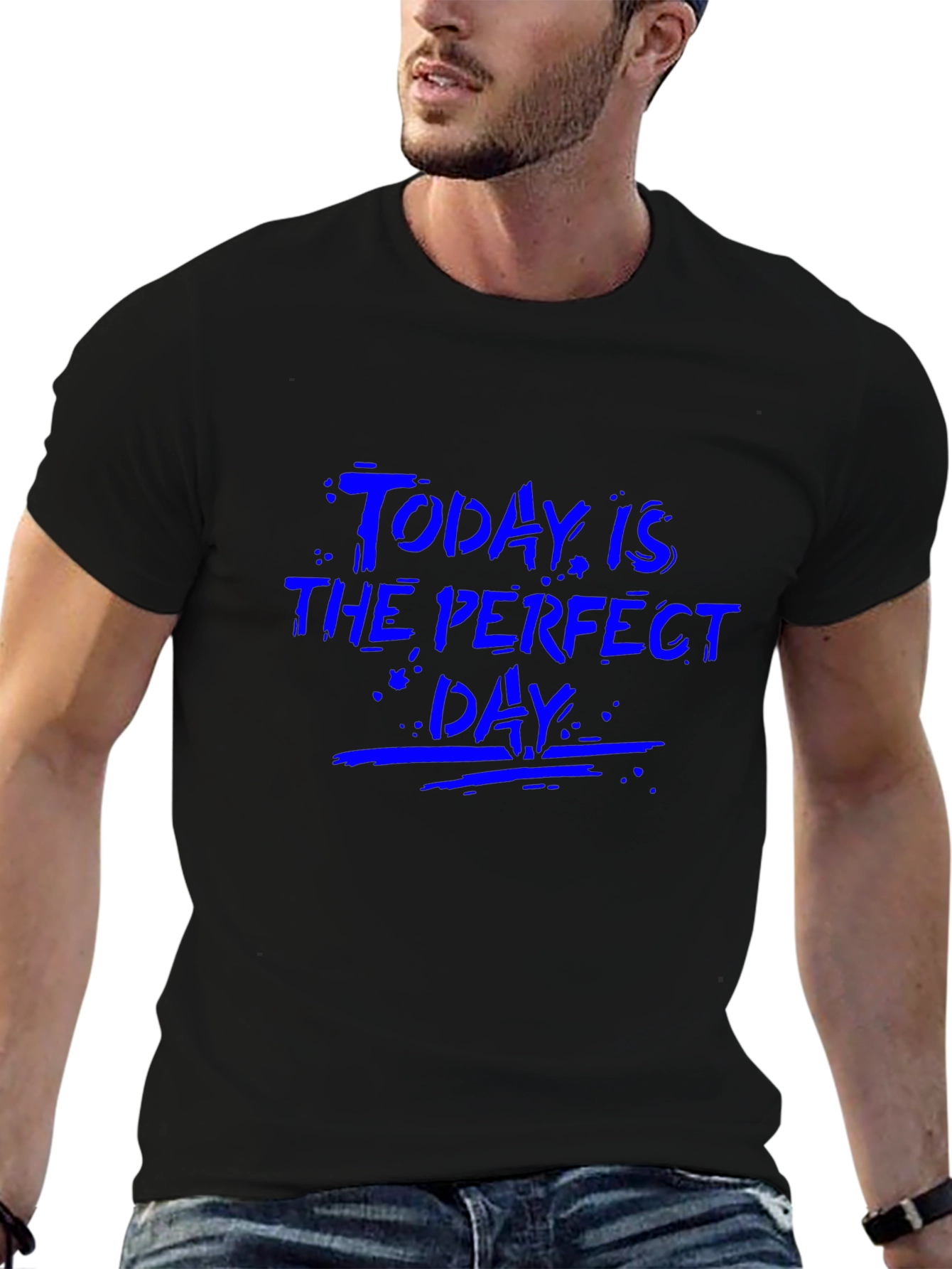 Today is the Perfect Day Graphic Tee - Black