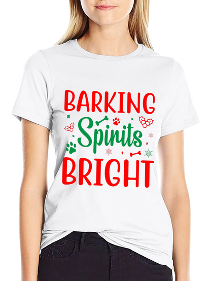 Barking Spirits Bright Holiday T-Shirt