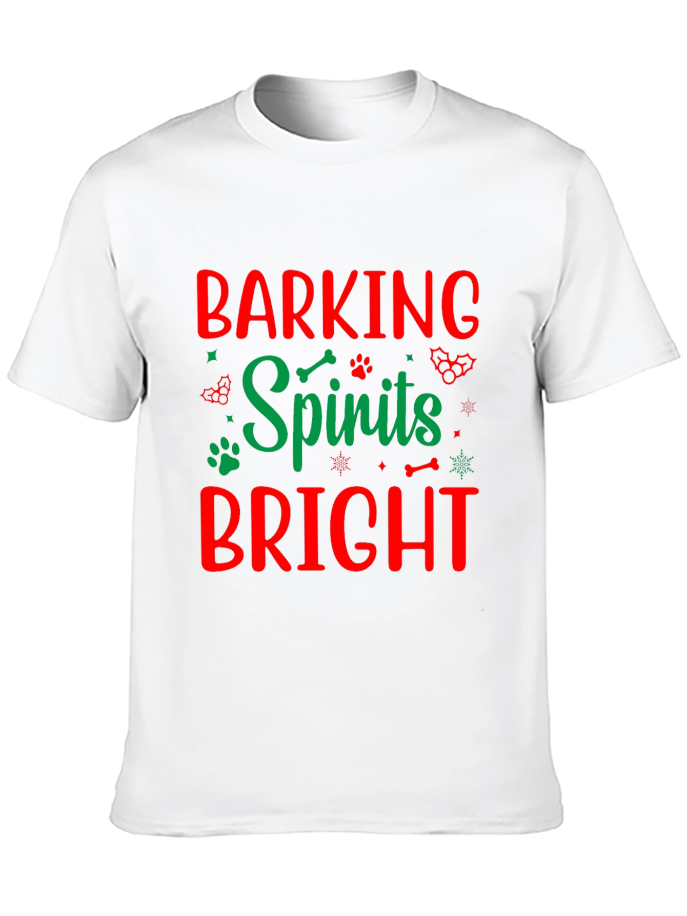Barking Spirits Bright Holiday T-Shirt