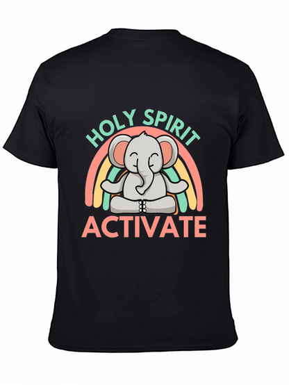 Holy Spirit Activate Elephant Rainbow T-Shirt