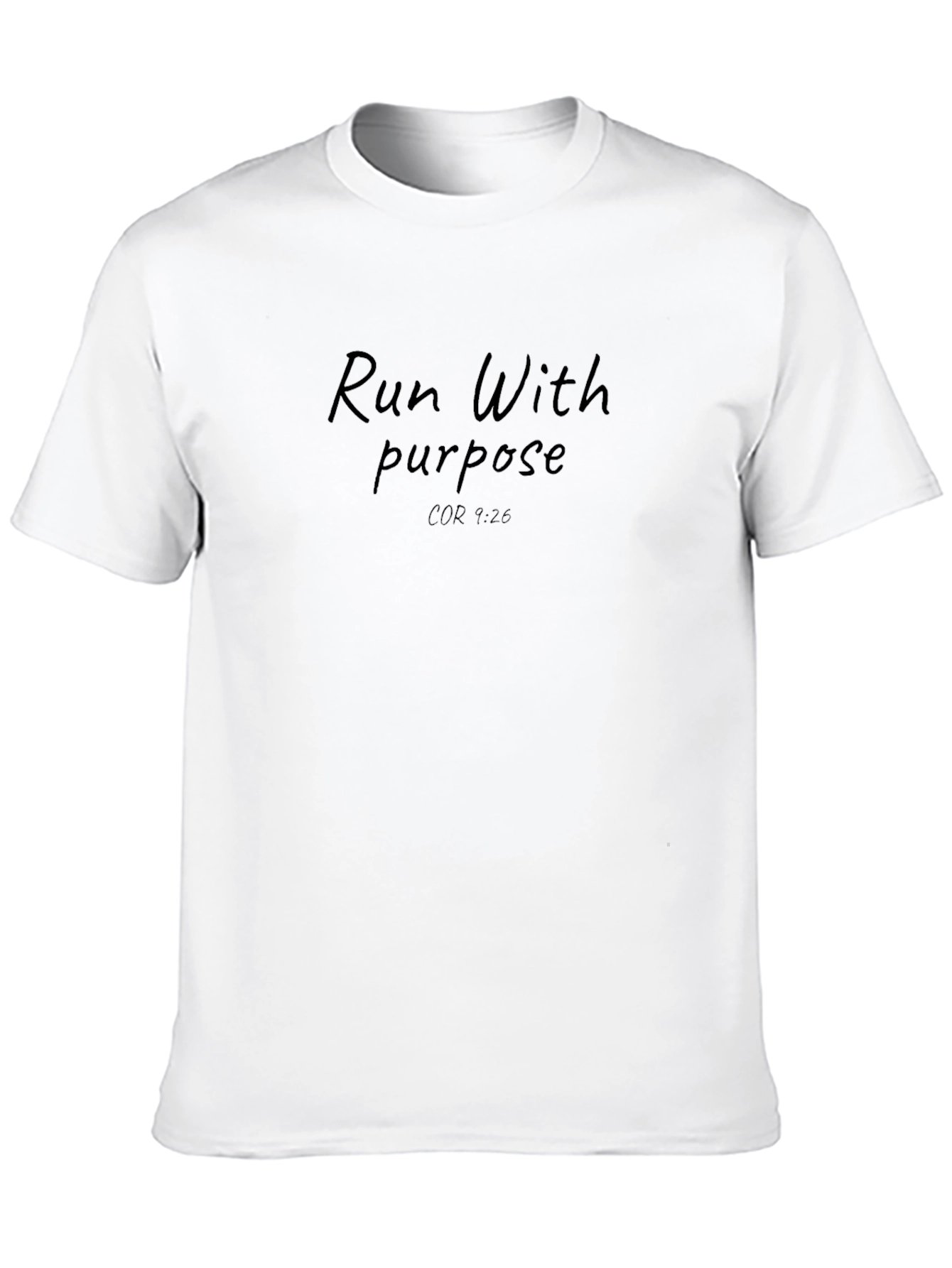 Run With Purpose T-Shirt - Motivational Athletic Tee