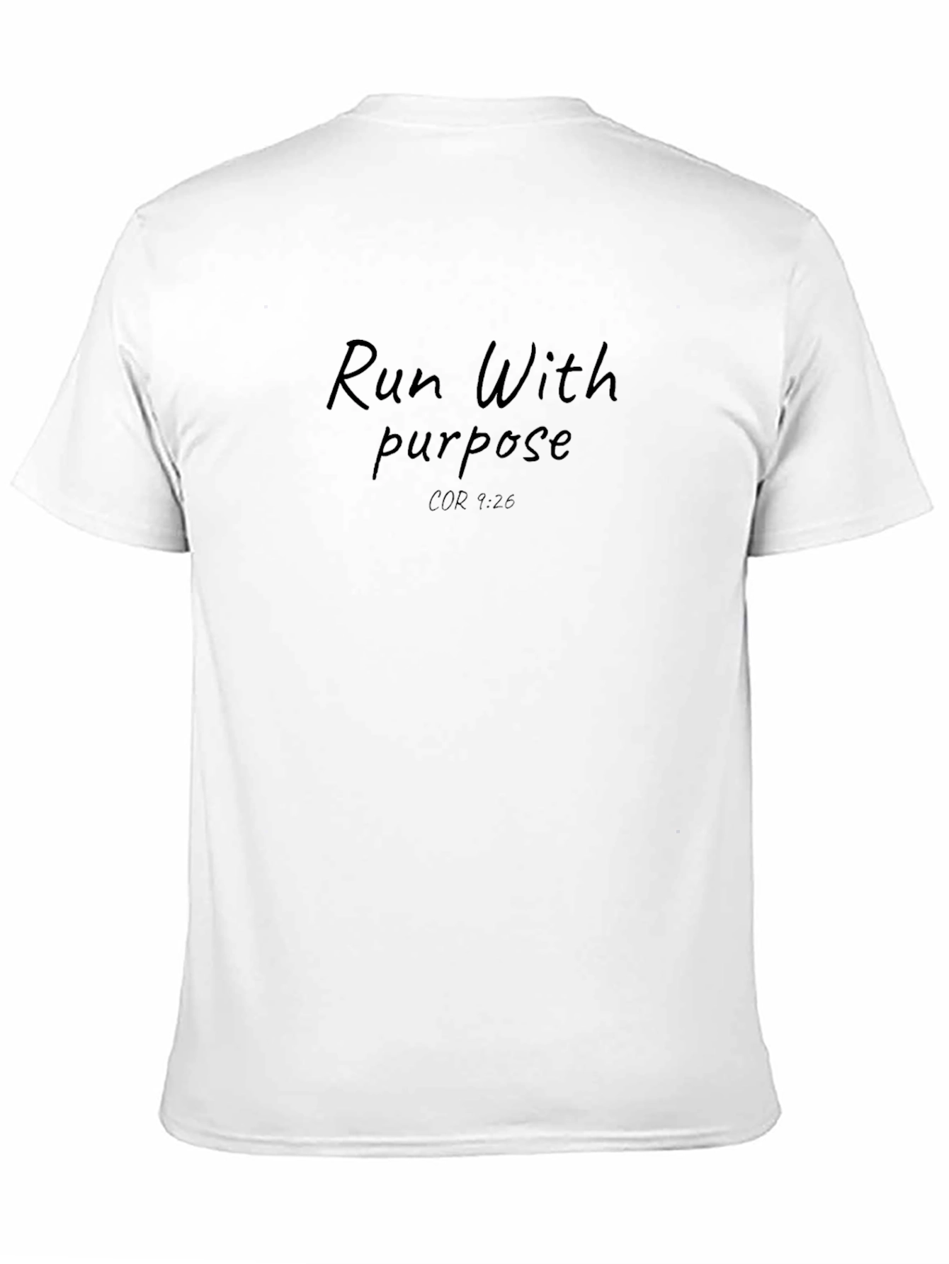Run With Purpose T-Shirt - Motivational Athletic Tee