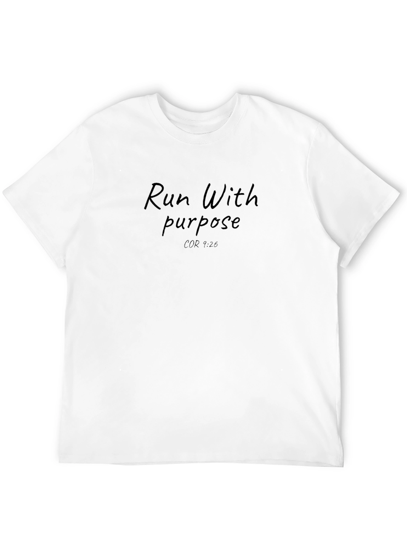 Run With Purpose T-Shirt - Motivational Athletic Tee