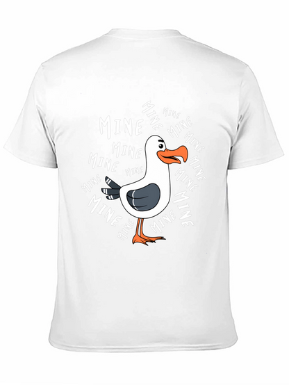 Mine! Seagull Graphic Tee - Novelty T-Shirt