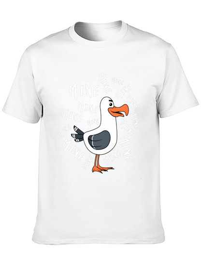 Mine! Seagull Graphic Tee - Novelty T-Shirt