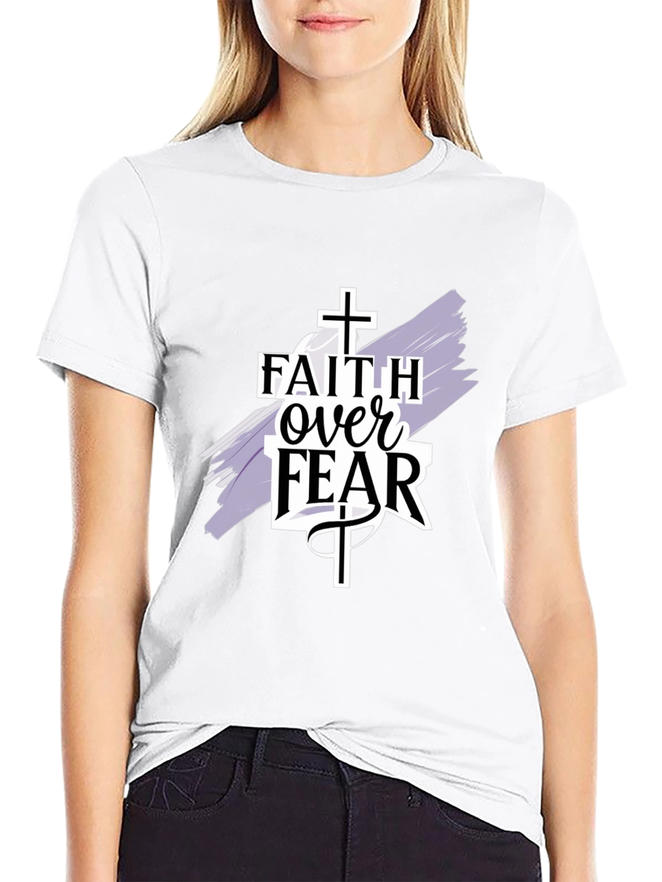 Faith Over Fear T-Shirt - Christian Apparel