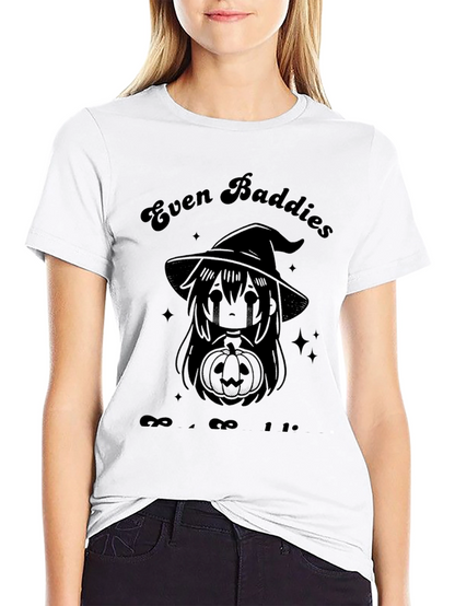 Even Baddies T-Shirt - Halloween Witch Tee