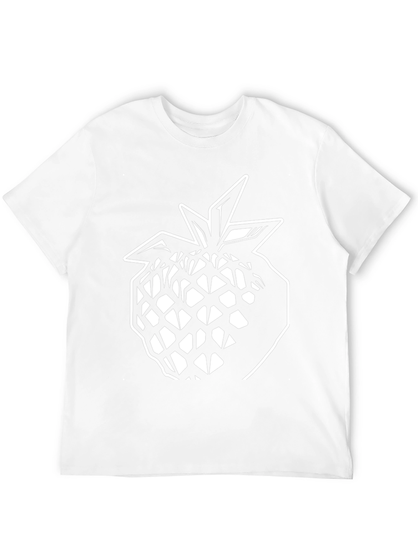 Black Pineapple Graphic Tee - Modern Style