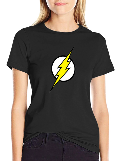 Flash Logo Graphic T-Shirt - Black