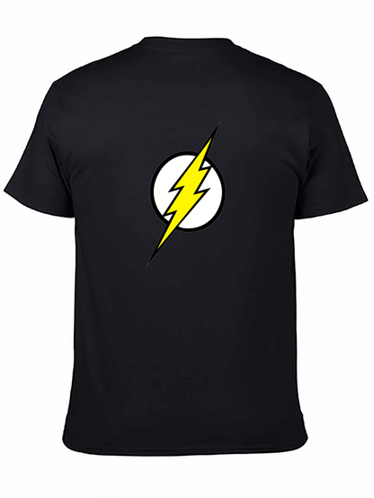 Flash Logo Graphic T-Shirt - Black