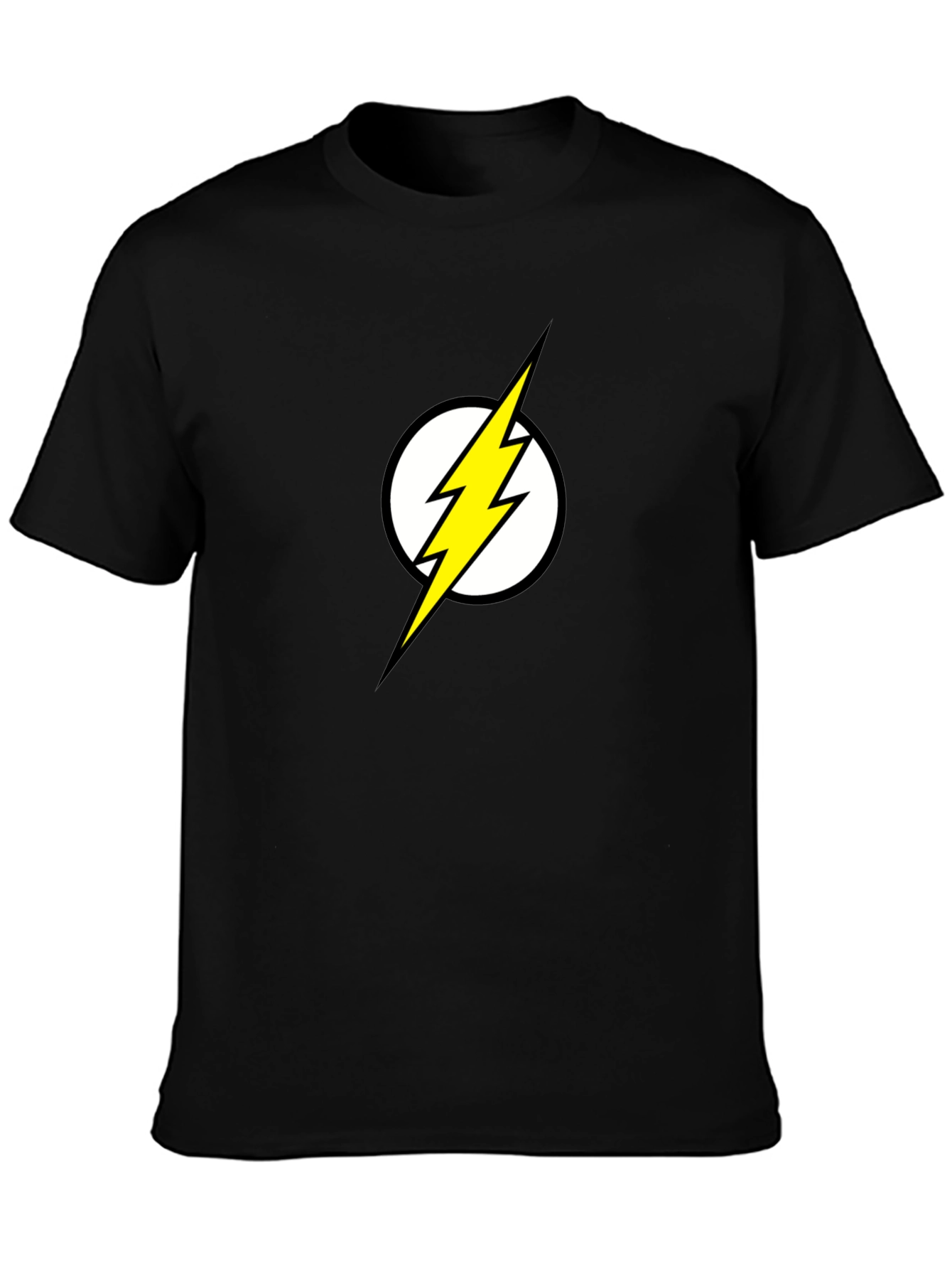 Flash Logo Graphic T-Shirt - Black