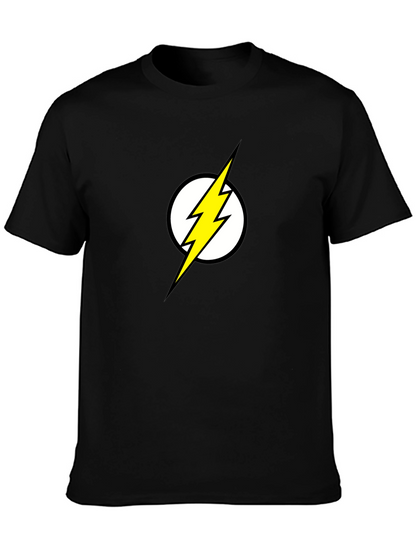 Flash Logo Graphic T-Shirt - Black