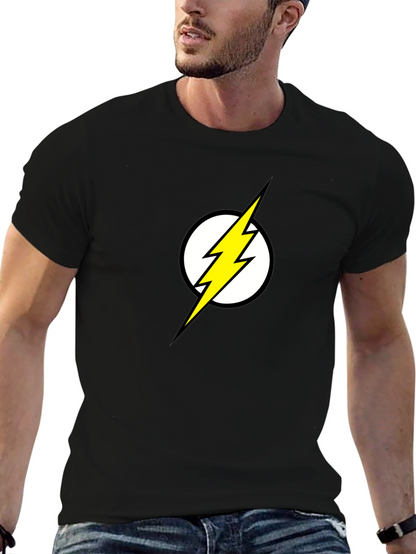 Flash Logo Graphic T-Shirt - Black