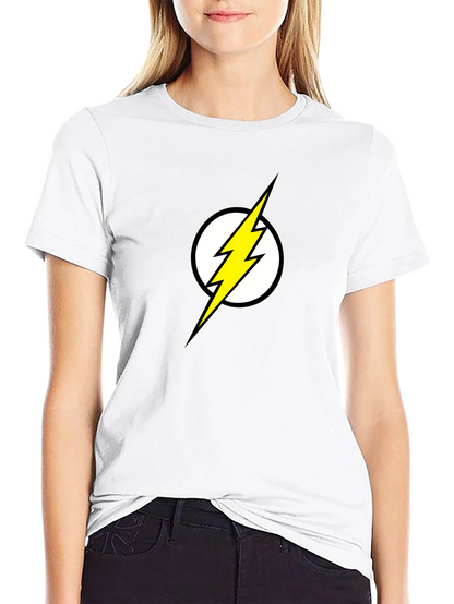 Flash Logo Graphic T-Shirt - Black