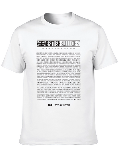 British Bulldogs Black T-Shirt for Men