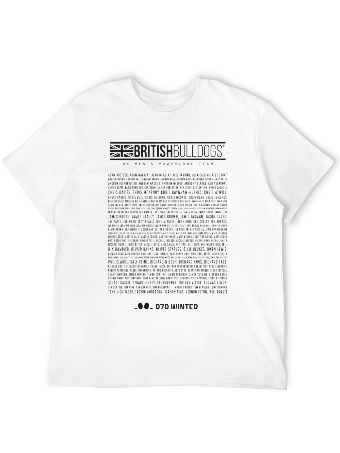 British Bulldogs Black T-Shirt for Men