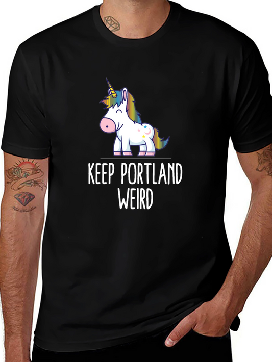 Keep Portland Weird Unicorn Graphic Tee