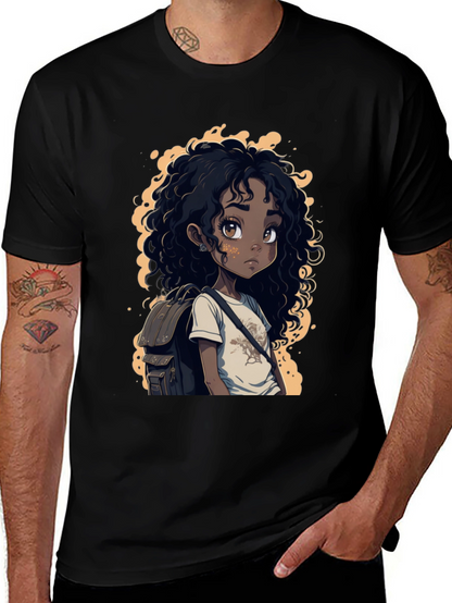 Anime Style Graphic Tee