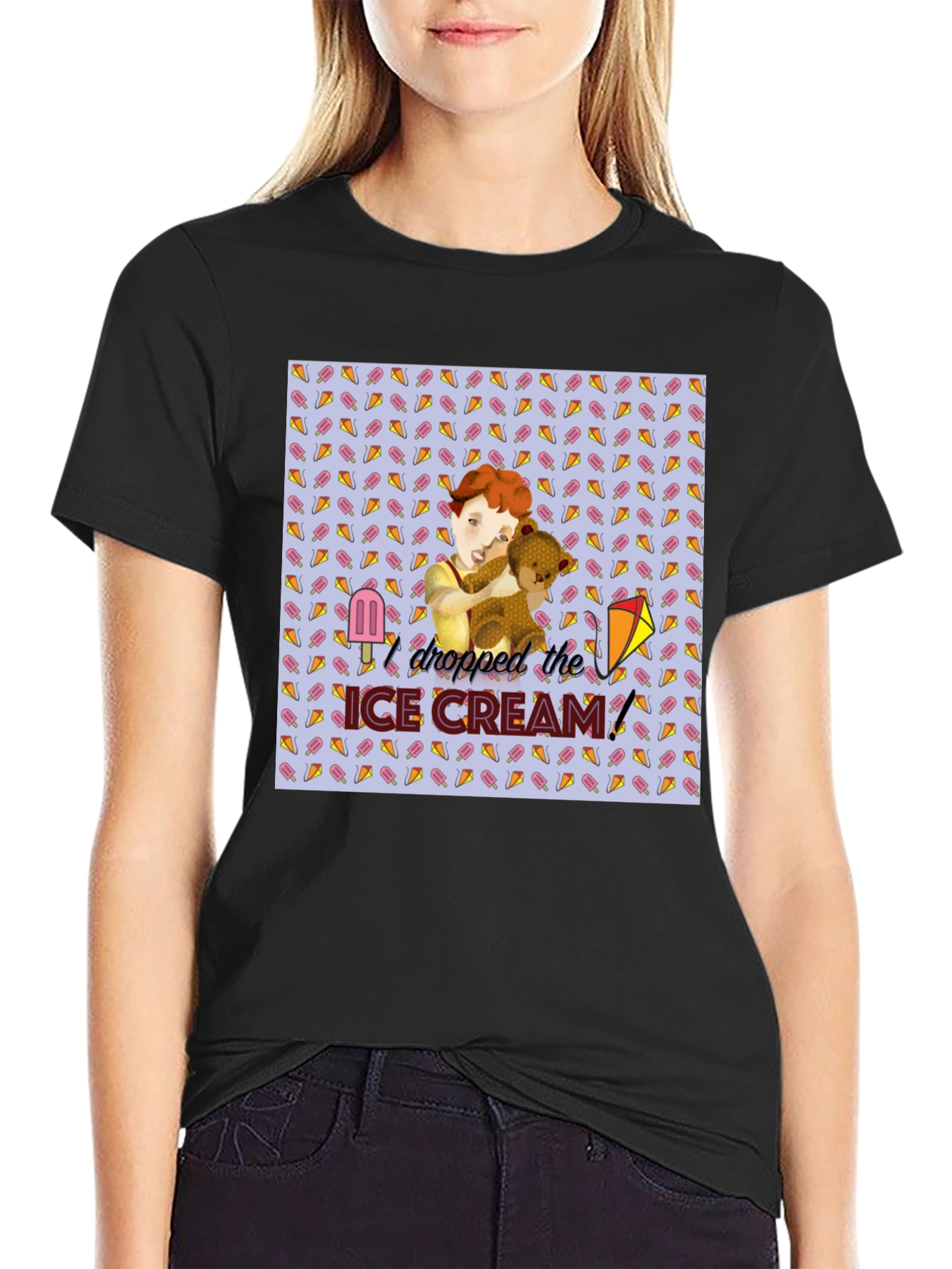 Ice Cream Graphic Tee - Unique Design