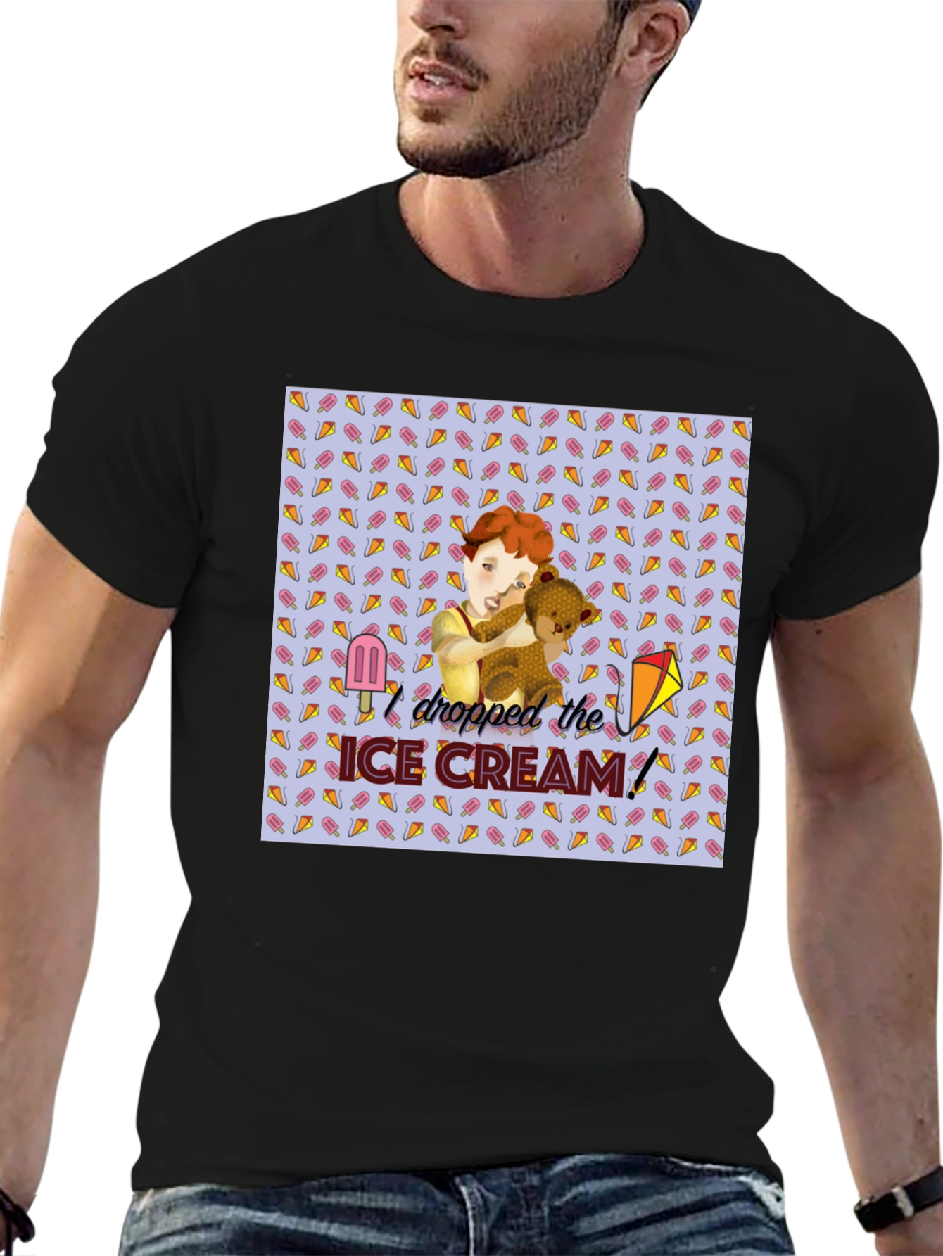 Ice Cream Graphic Tee - Unique Design