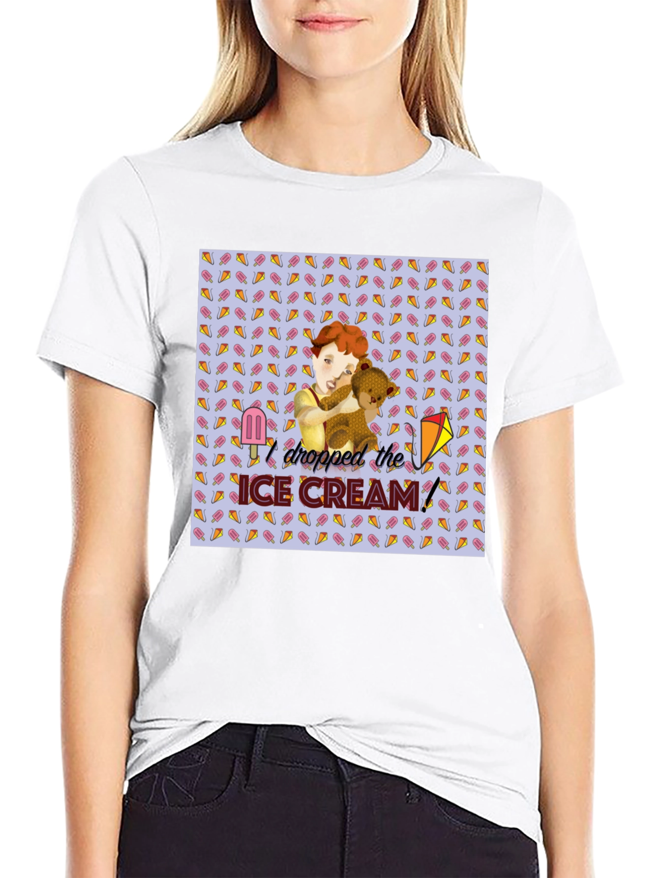 Ice Cream Graphic Tee - Unique Design