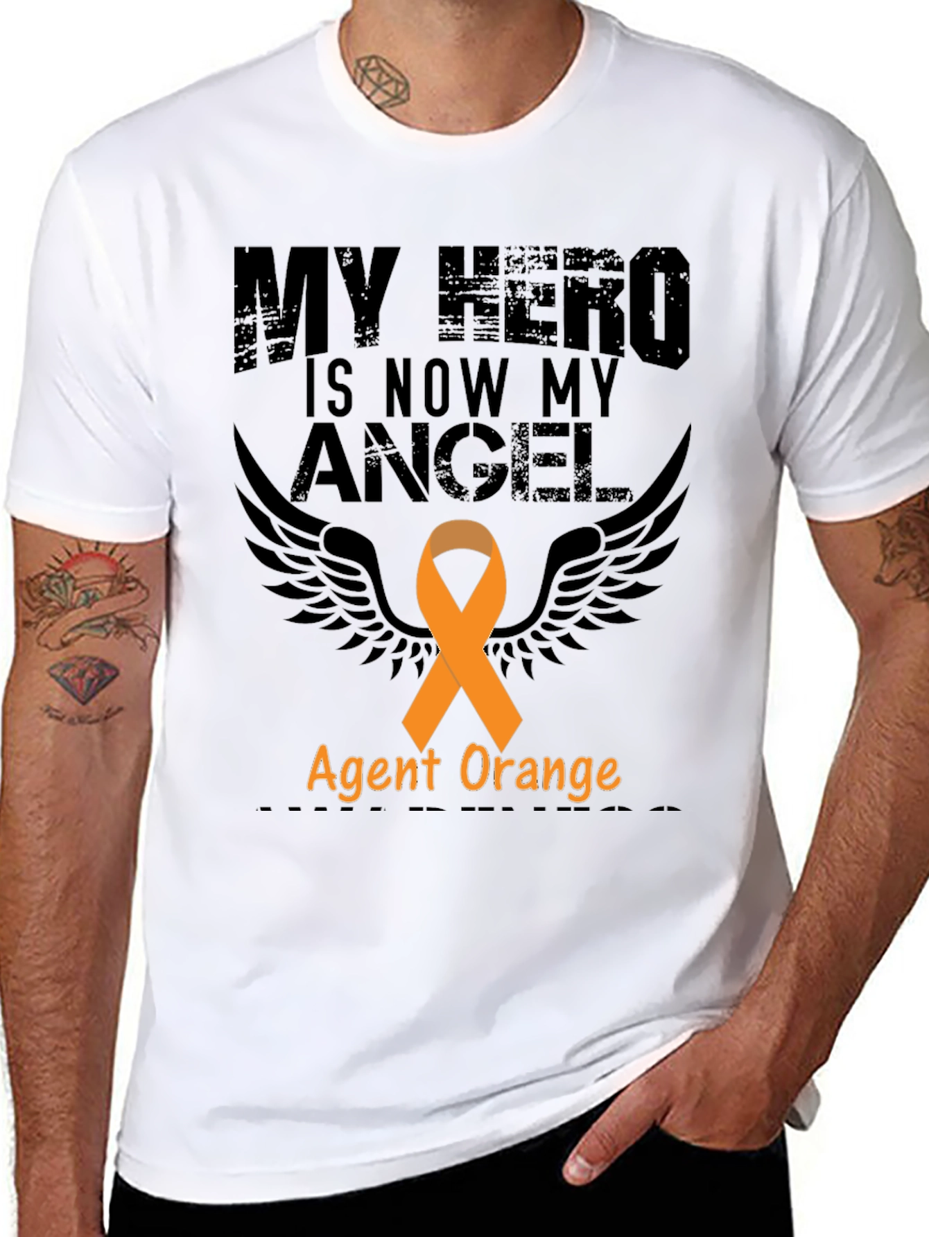 Agent Orange Awareness T-Shirt - My Hero Angel