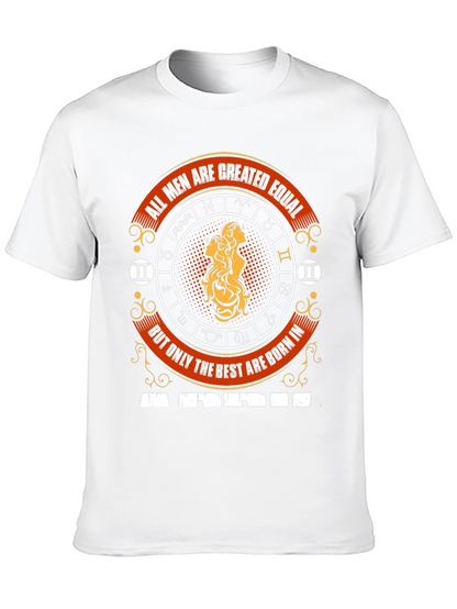 Gemini Zodiac T-Shirt - All Men Are Created Equal