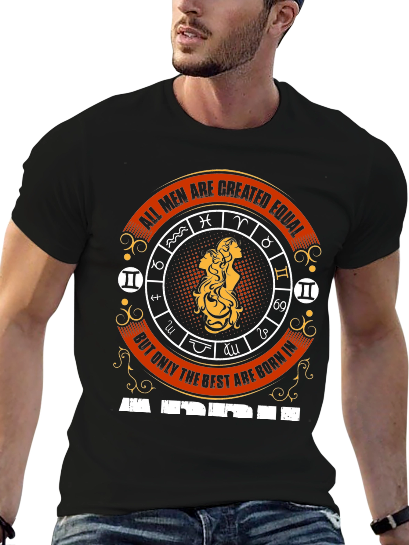 Gemini Zodiac T-Shirt - All Men Are Created Equal