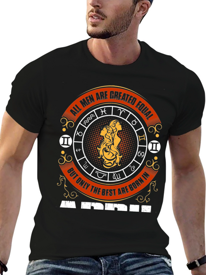 Gemini Zodiac T-Shirt - All Men Are Created Equal