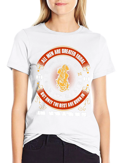 Gemini Zodiac T-Shirt - All Men Are Created Equal