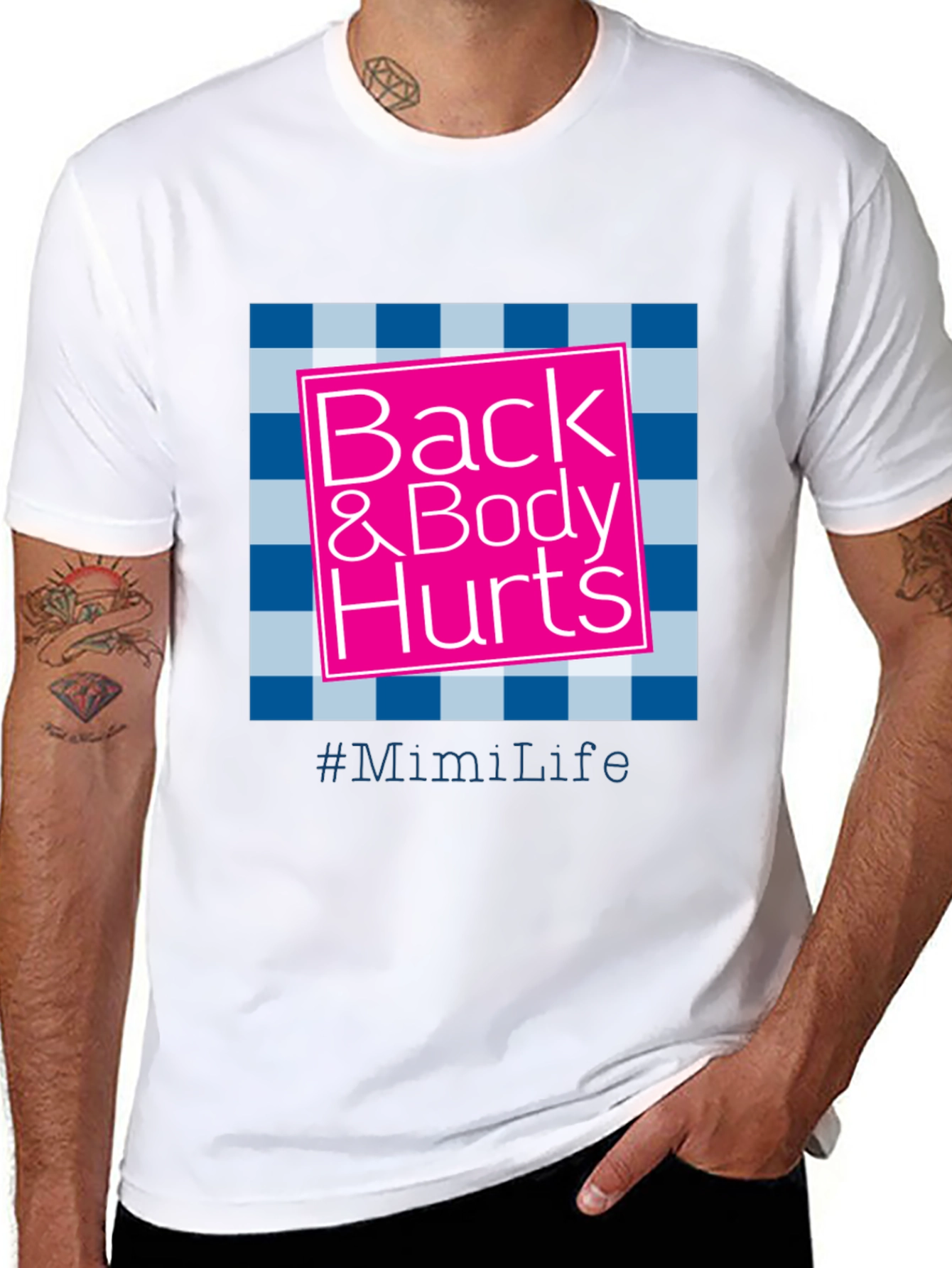 Back & Body Hurts T-Shirt - #MimiLife