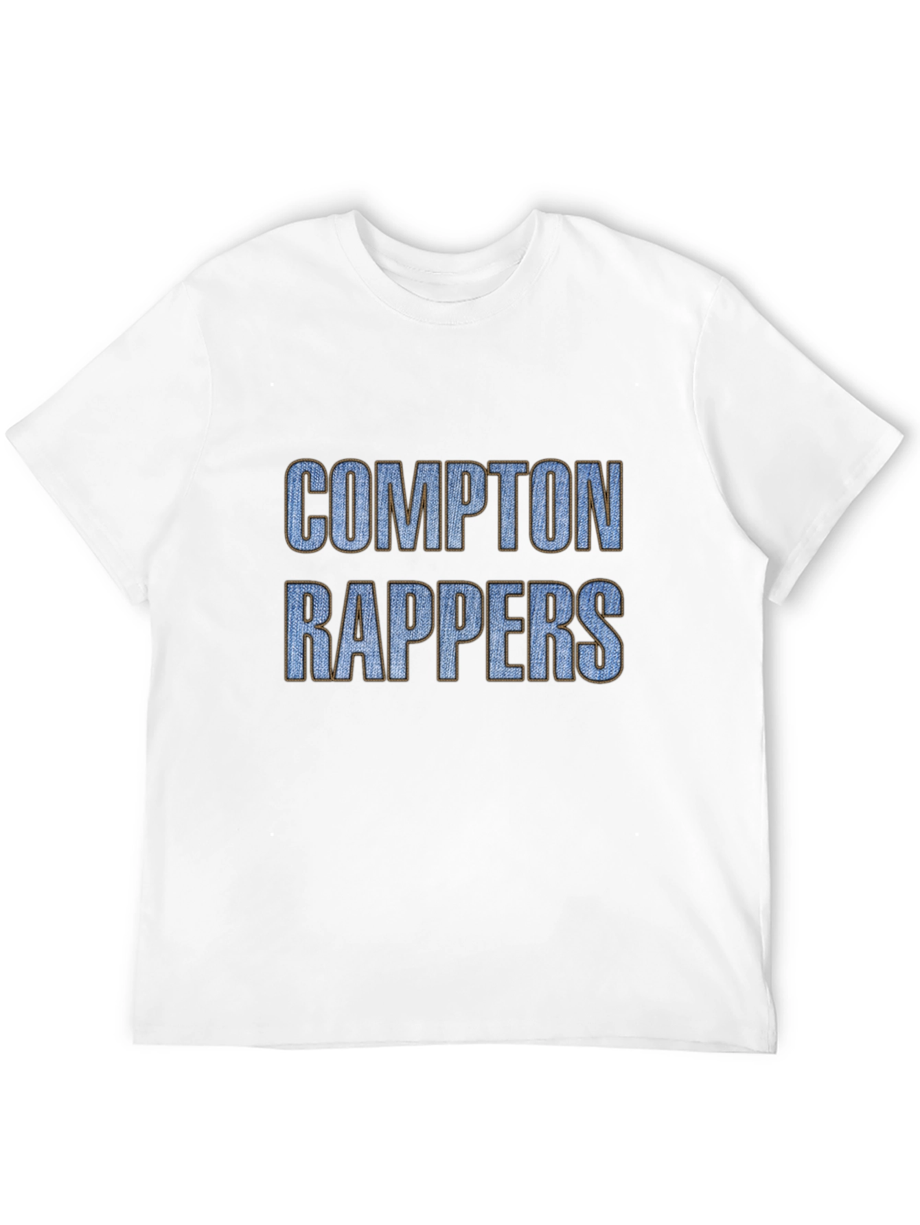 Compton Rappers Graphic Tee - Black Cotton T-Shirt