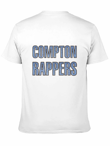 Compton Rappers Graphic Tee - Black Cotton T-Shirt