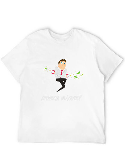 Money Magnet Graphic T-Shirt - Funny & Unique Design