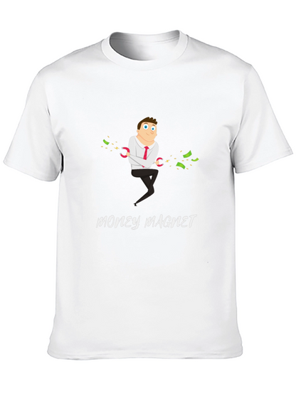 Money Magnet Graphic T-Shirt - Funny & Unique Design