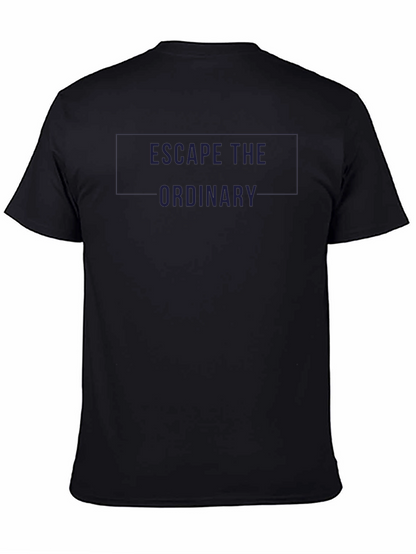 Escape The Ordinary Graphic T-Shirt - Black