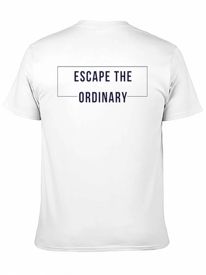 Escape The Ordinary Graphic T-Shirt - Black