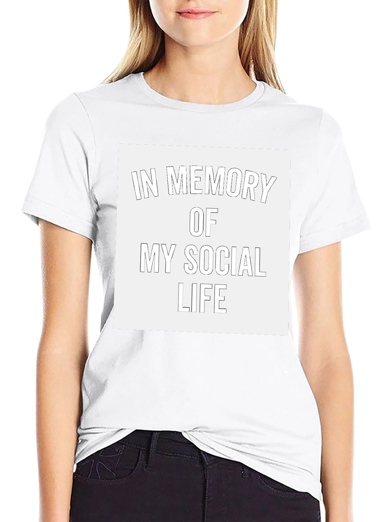 In Memory of My Social Life T-Shirt