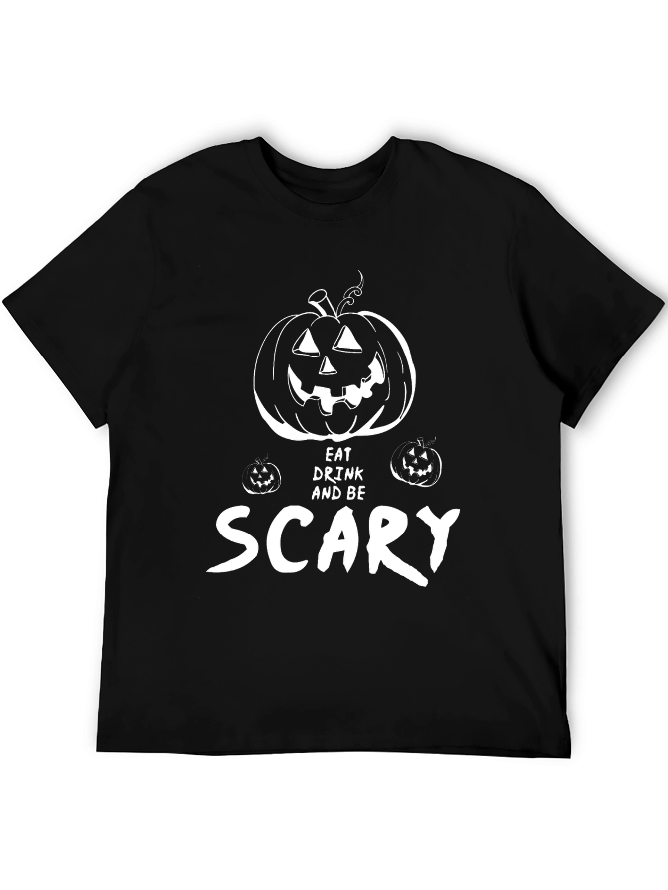 Eat Drink & Be Scary Halloween Graphic Tee