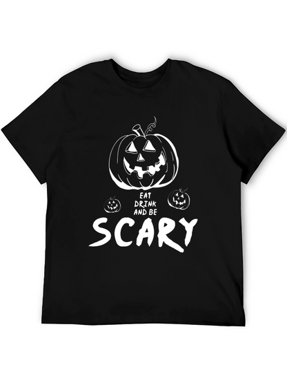 Eat Drink & Be Scary Halloween Graphic Tee