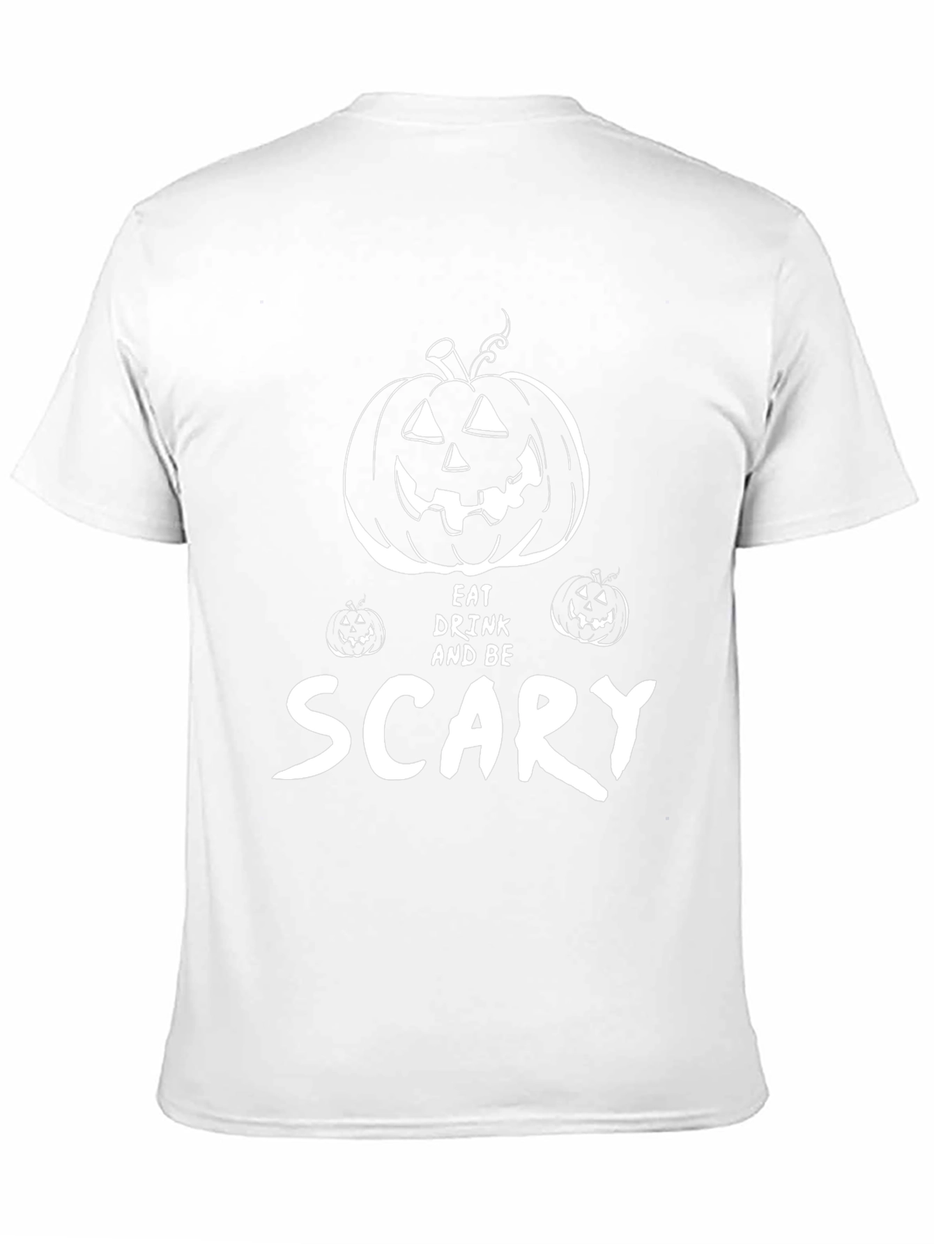 Eat Drink & Be Scary Halloween Graphic Tee