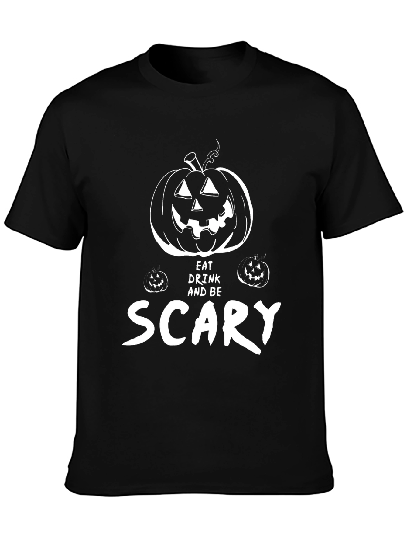 Eat Drink & Be Scary Halloween Graphic Tee