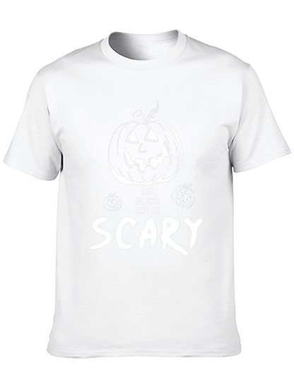 Eat Drink & Be Scary Halloween Graphic Tee