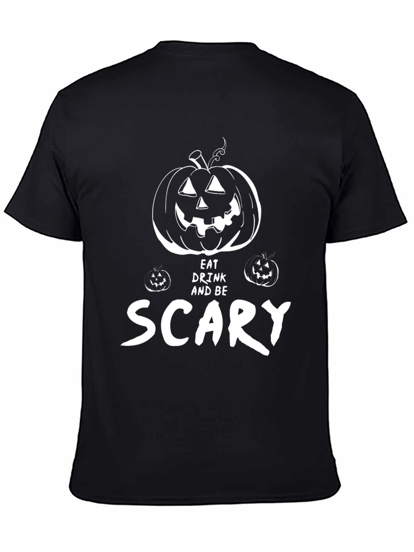 Eat Drink & Be Scary Halloween Graphic Tee