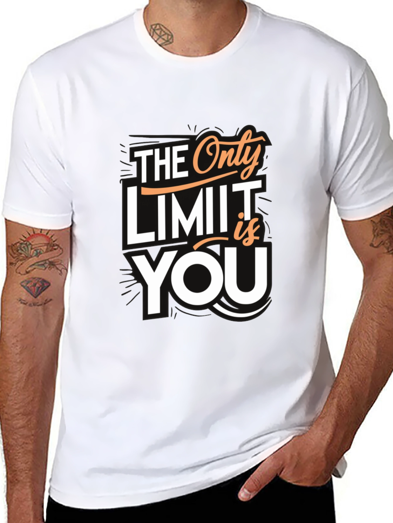 Motivational T-Shirt: The Only Limit is You