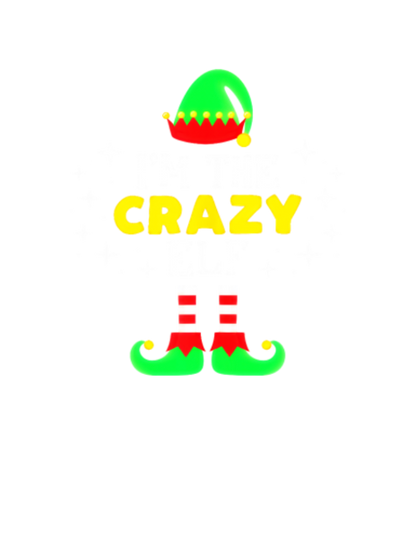 I’m The Crazy Elf Christmas T-Shirt - 100% Cotton, Festive & Playful Tee for Holiday Gatherings & Casual Daily Wear