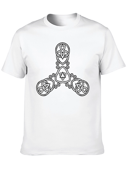 Celtic Knot Design Black T-Shirt