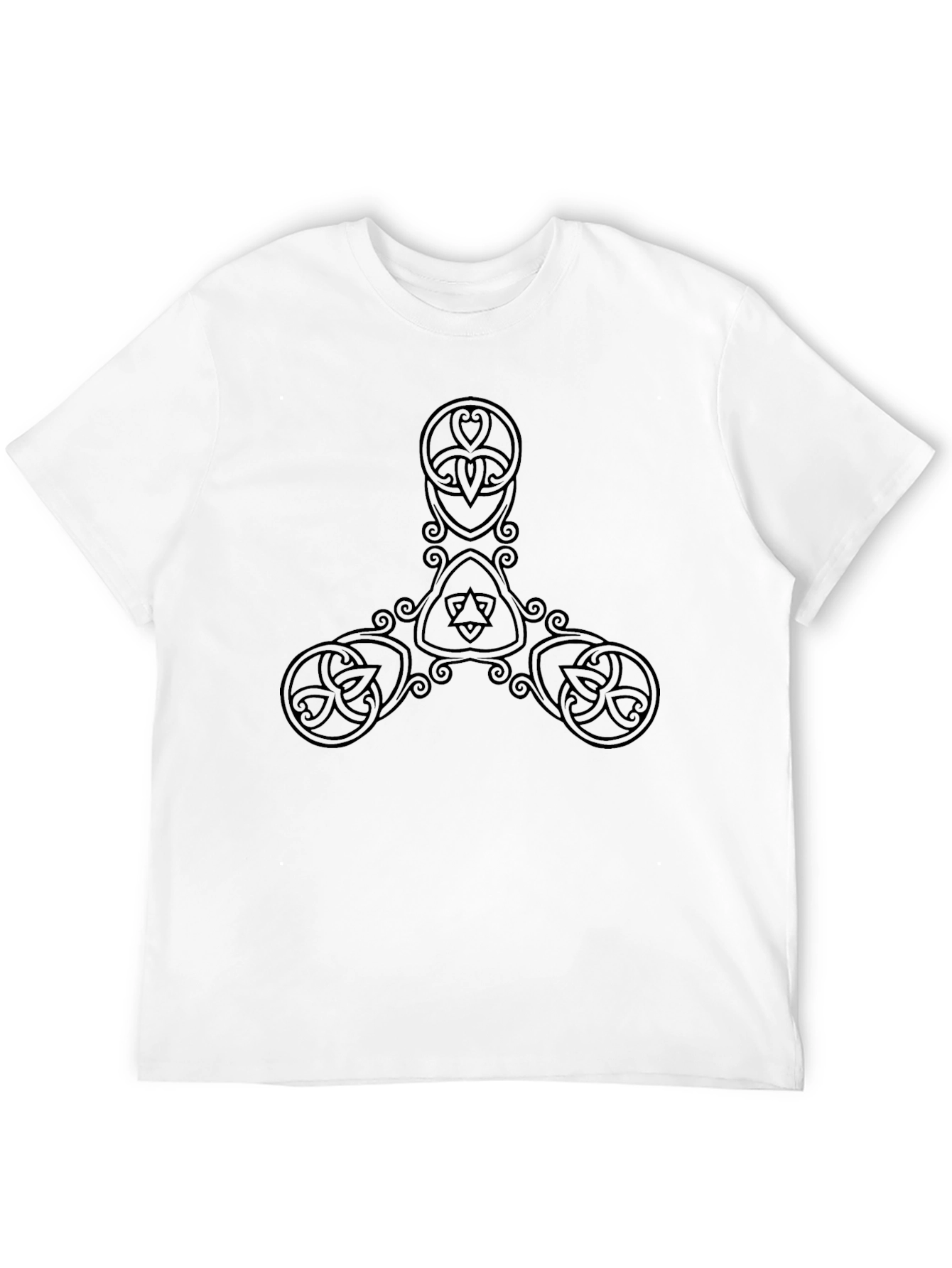 Celtic Knot Design Black T-Shirt